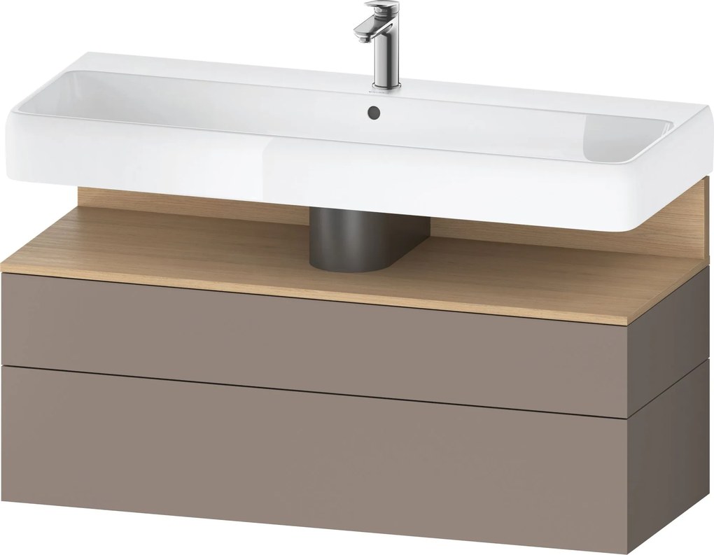 Duravit Qatego dulap 119x47x59 cm dulap atârnat sub chiuvetă stejar QA4396030430010