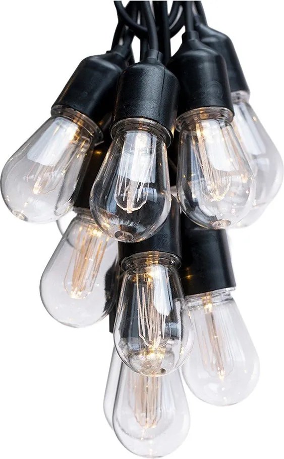 Ghirlandă luminoasă cu LED DecoKing Bulb, lungime 8 m, 10 beculețe