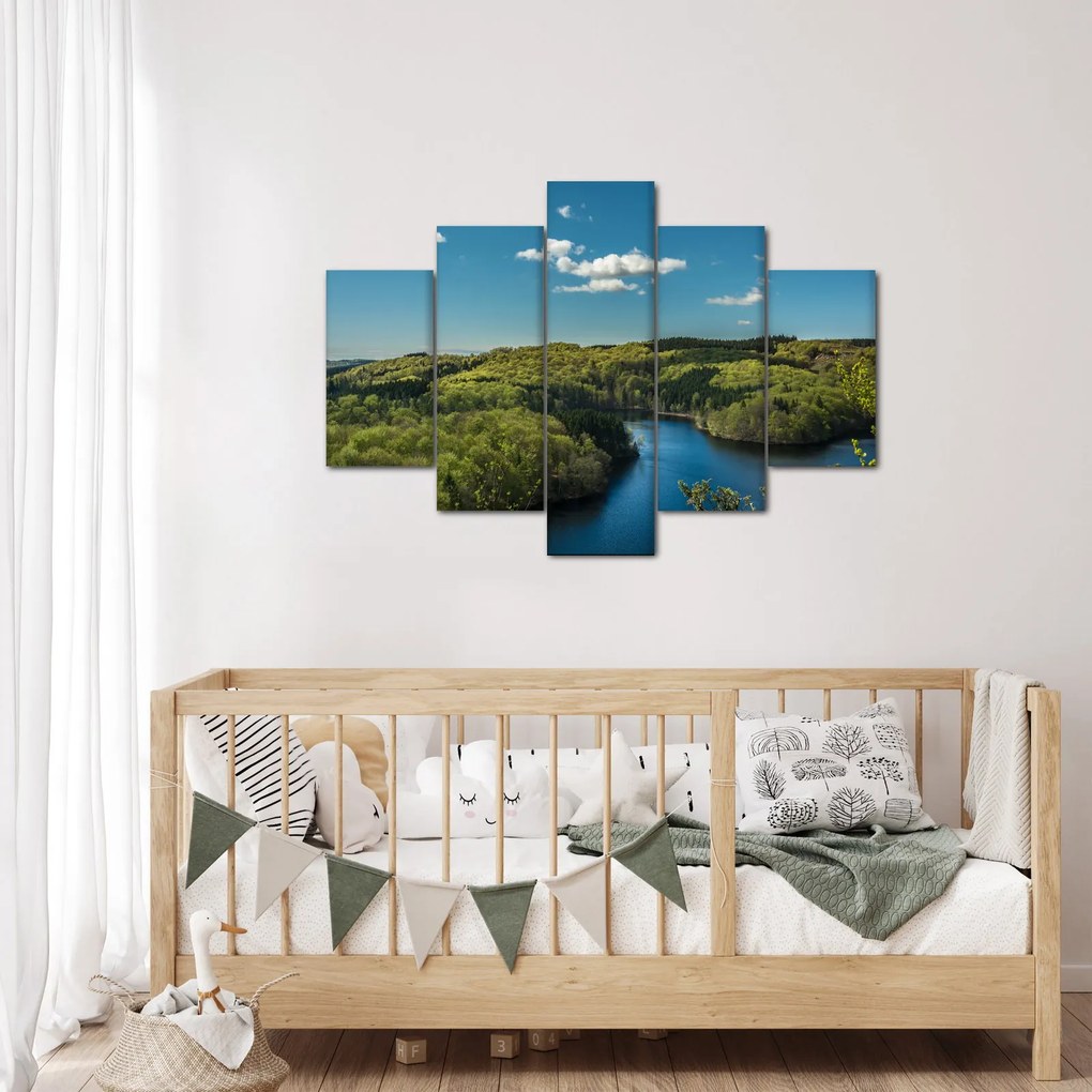 Tablou - Lac montan (150x105 cm)