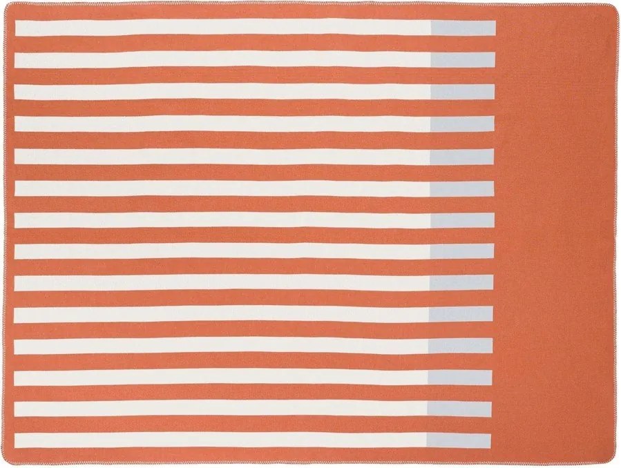 Pătură portocalie 160x200 cm Onu – noo.ma