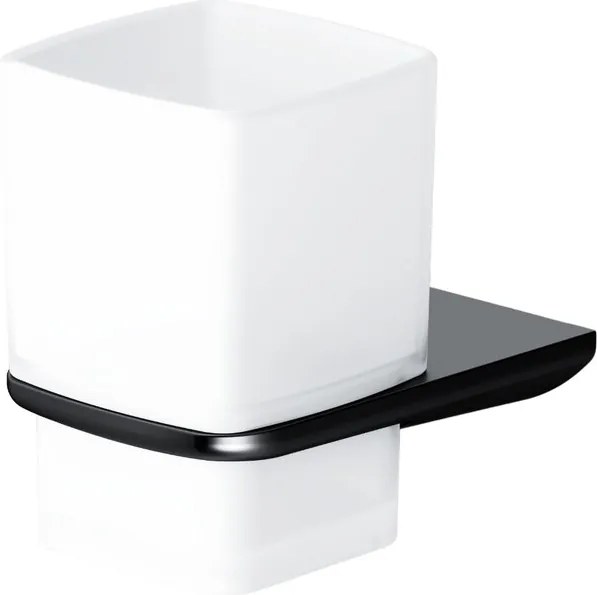 Suport periute de dinti AM.PM Inspire 2.0 negru-sticla mata