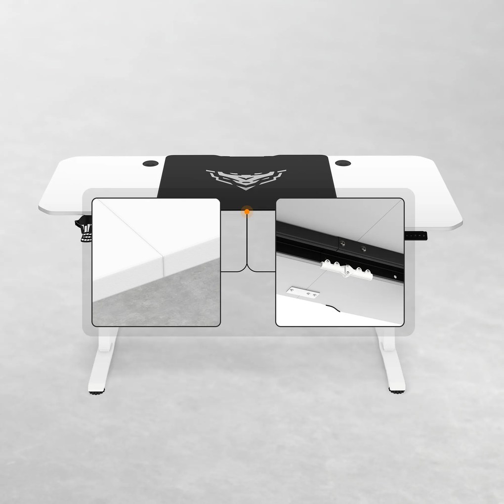 Birou Cu Înalțime Reglabilă Diablo X-Tensio 1600 Alb