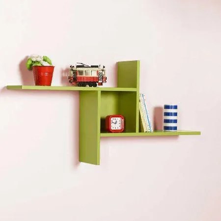 Raft de perete Adore Windmill cu 3 Compartimente, 100 x 50 x 18 cm