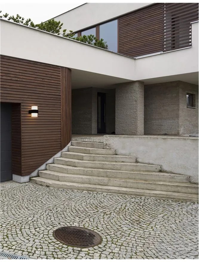 Aplica LED moderna de exterior cu iluminat ambiental IP65 DARF I
