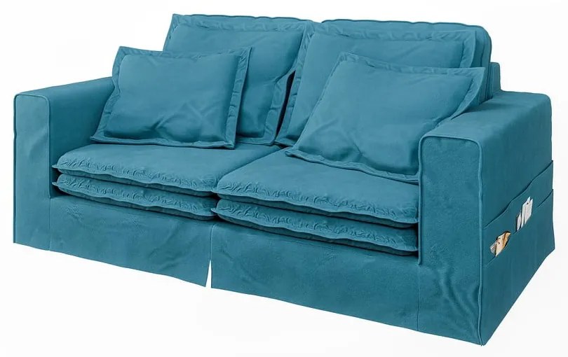 Canapea albastru-deschis 196 cm Nora – Ropez