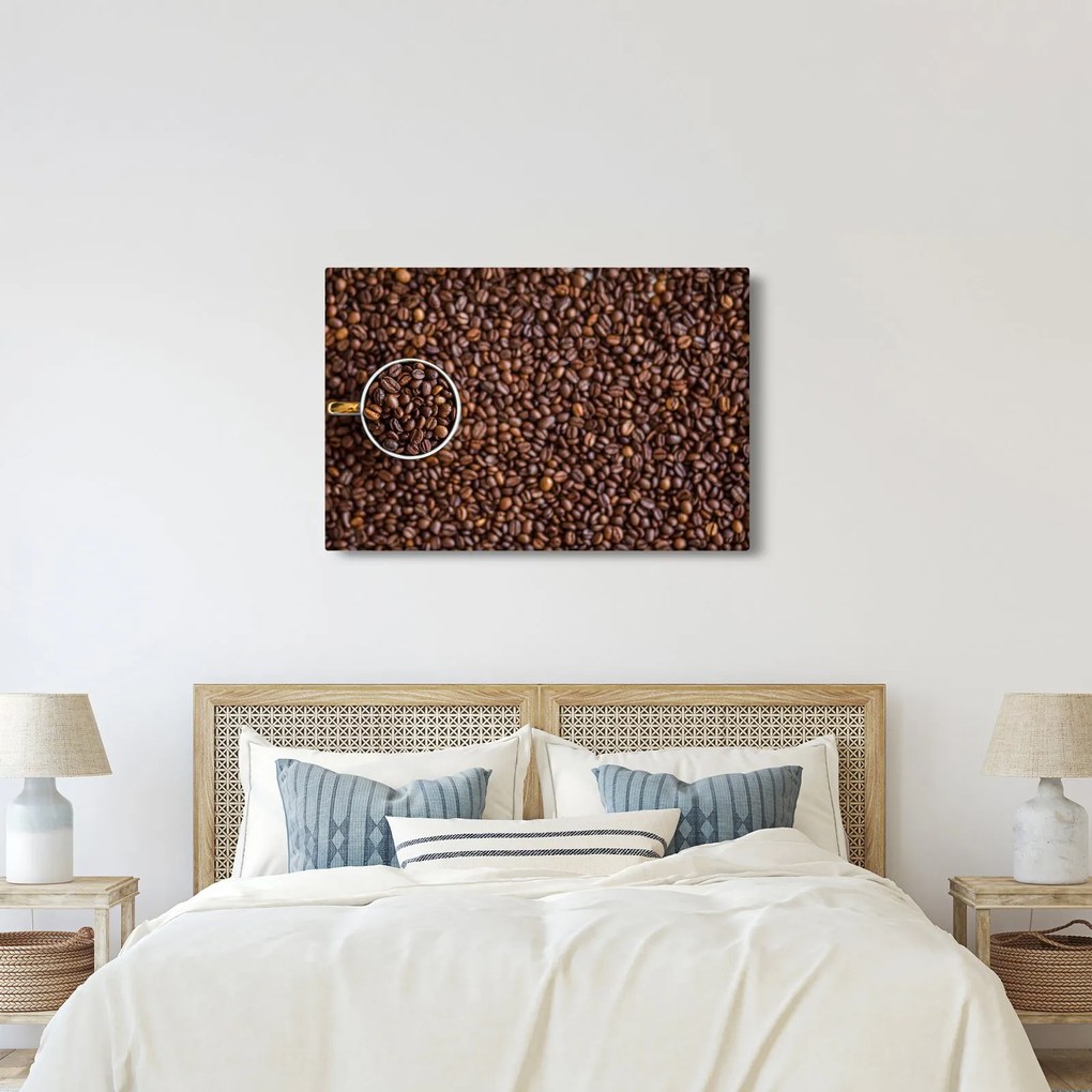 Tablou - boabe de cafea (90x60 cm)