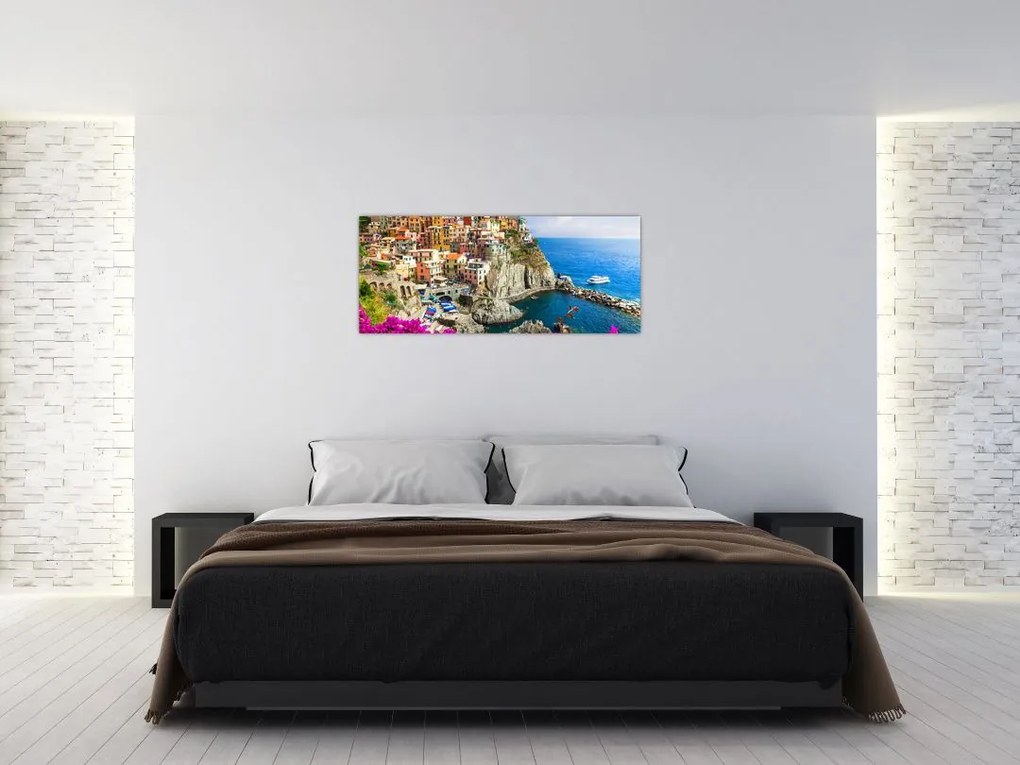 Tablou - Satul italian Manarola (120x50 cm)