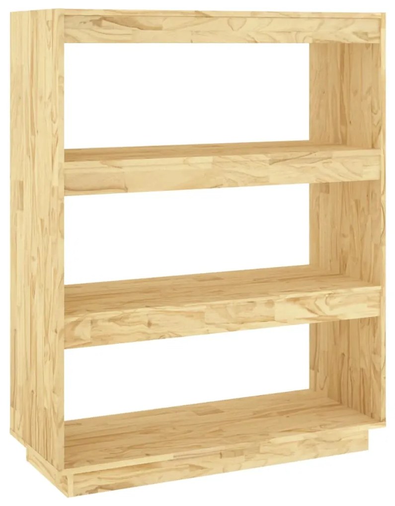 810884 vidaXL Bibliotecă/Separator cameră, 80x35x103 cm, lemn masiv pin