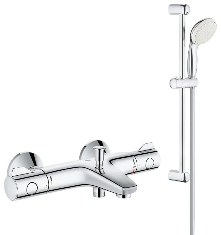 Pachet: Baterie cada Grohe Grohtherm 800-34567000, Set dus New Tempesta 100-27853001