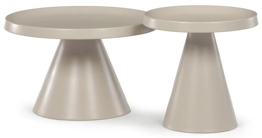 Set de măsuțe de cafea F4112 CSM, bej, 2 buc.