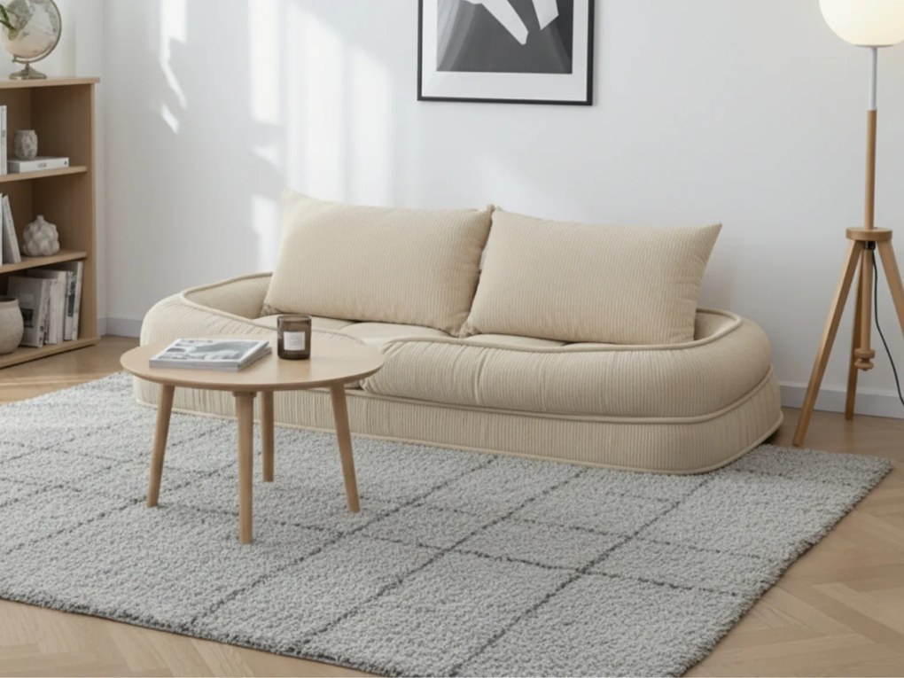 Fotoliu de relaxare cu poziții ajustabile LAZY SOFA, bej