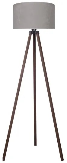 Lampadar VELVET 1xE27/60W/230V maro/gri Brilagi