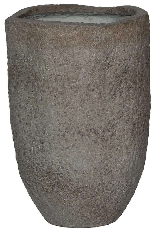 Ghiveci Mt. Hayes, diorit gri, dimensiuni multiple - Ghivece de ceramică mărimea: S - ⌀ 38, h. 56 cm