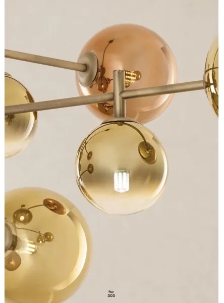 Lustră pe cablu ROY Redo 01-2779 5xG9/10W/230V