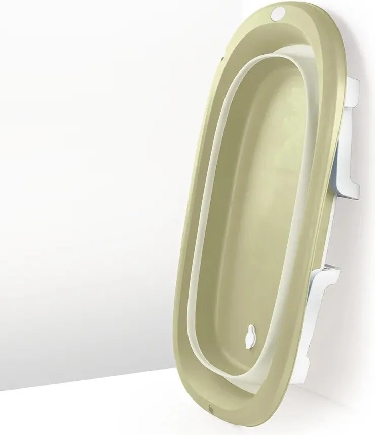 Cadă pliabilă pentru copii Dolu, verde deschis,20,5 x 75,5 x 46,5 cm