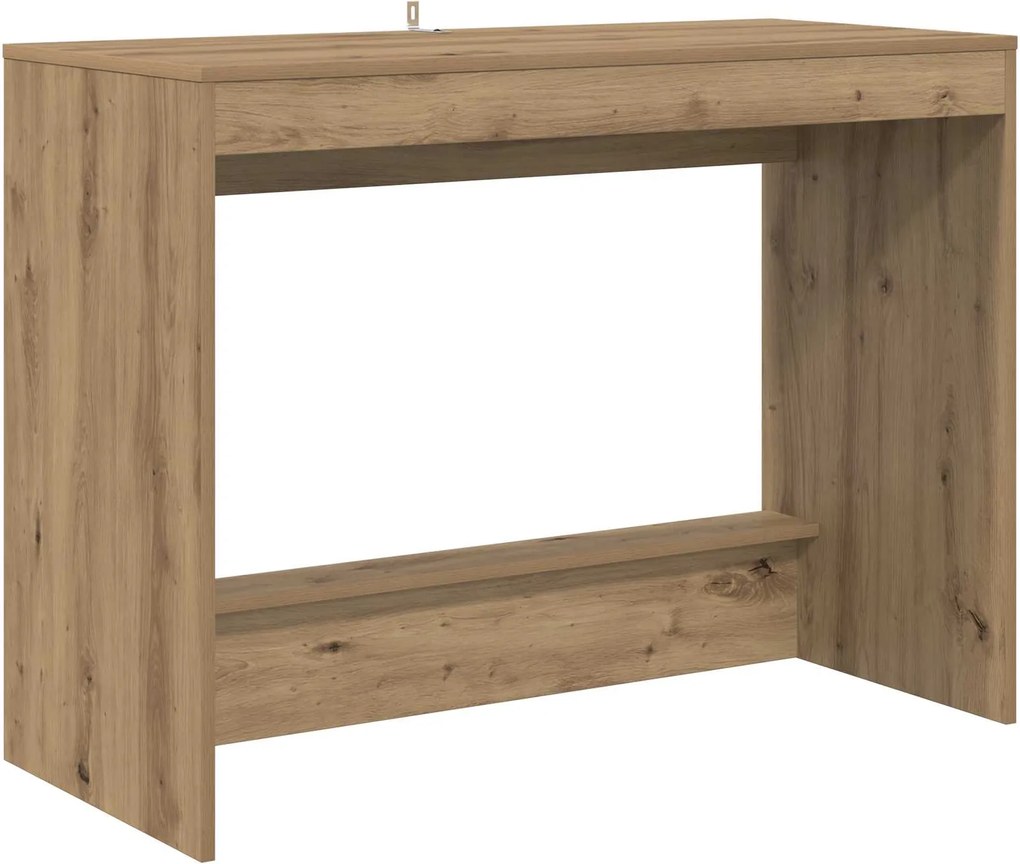 vidaXL Birou pentru pat Stejar Artizanal 100 x 45 x 75 cm