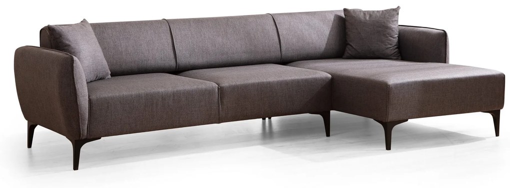 Canapea de colț Belissimo Right - Dark Grey