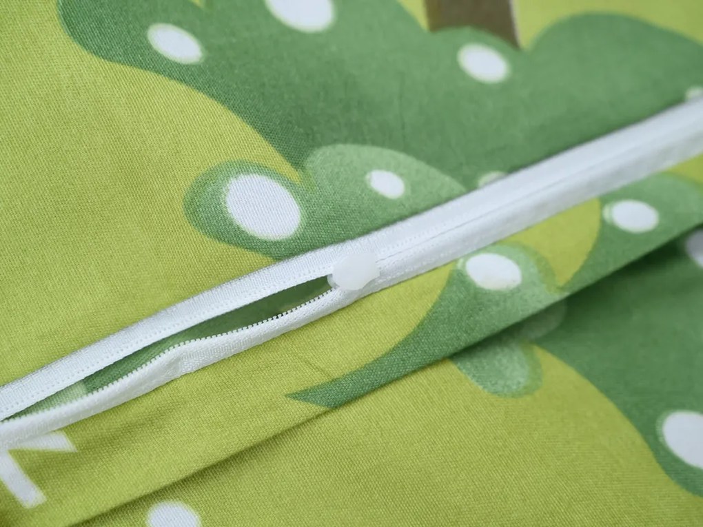 Lenjerie de pat din microfibra CHRISTMAS TREE verde Dimensiune lenjerie de pat: 70 x 90 cm | 140 x 220 cm