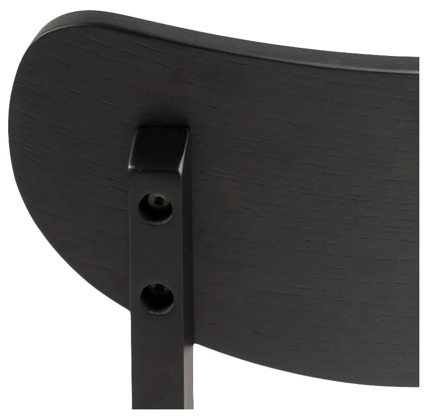 Scaun de dining Actona Roxby, negru