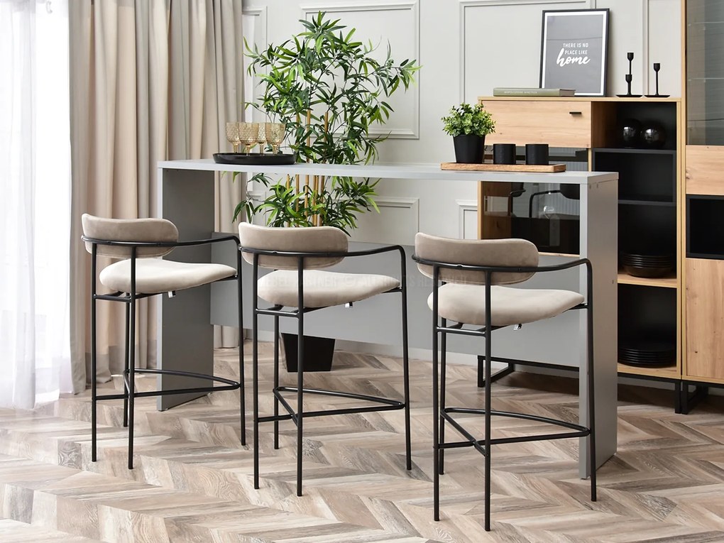 Scaun Viola (bej + negru). Promo -12%. 1110751