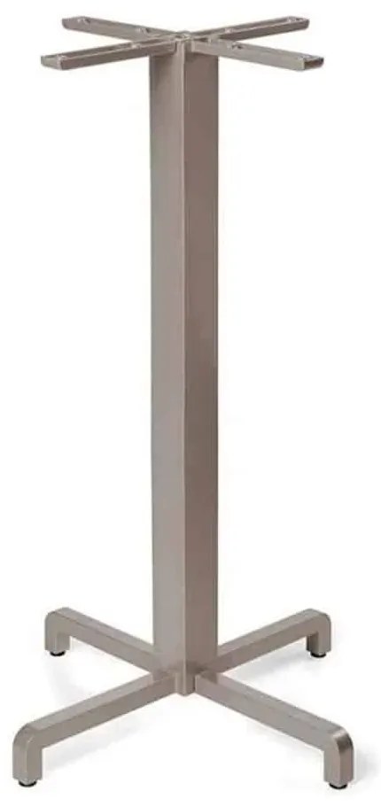Bază masă exterior Nardi - Fiore High, 47,5 x 47,5 x 107 cm Tortora