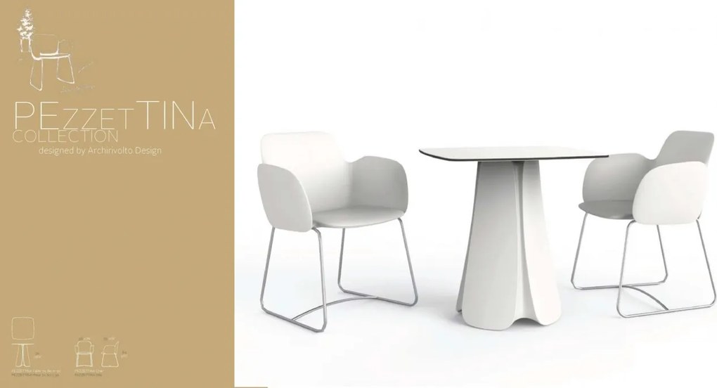 Scaun modern exterior / interior design premium PEZZETTINA ARMCHAIR 56005 Vondom