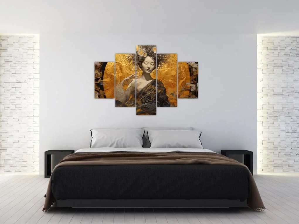 Tablou - Doamnă japoneză (150x105 cm)