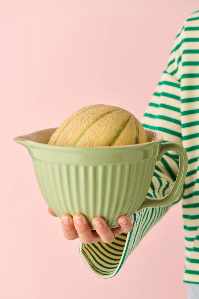 IB Laursen Vas de aluat ceramic verde MYNTE WASABI