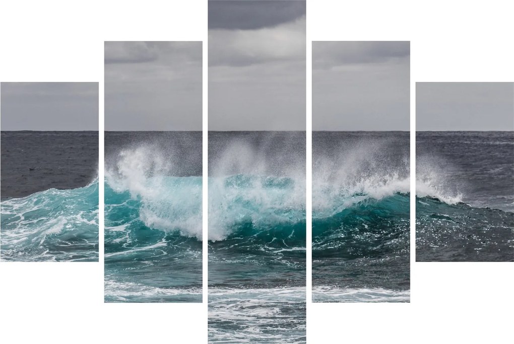 Tablou - Valuri pe ocean (150x105 cm)