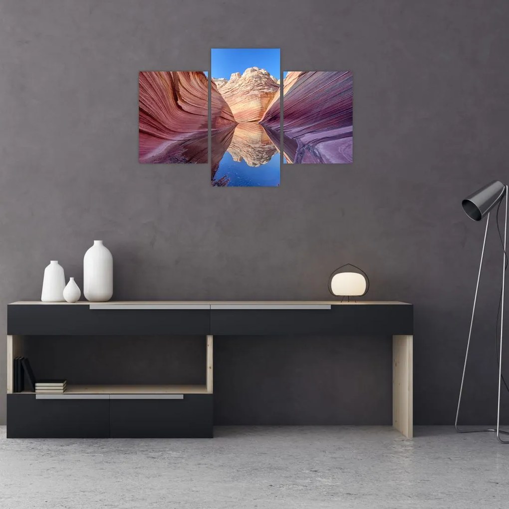 Tablou - valurile de Arizona (90x60 cm)