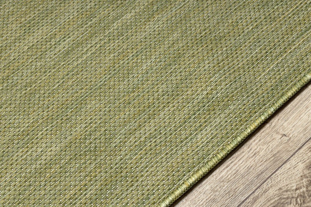 Covor SISAL SION A5165A Melanj țesute plate verde