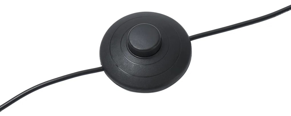 Lampă de podea modernă neagră cu 3 lumini GU10 35mm - Thomas