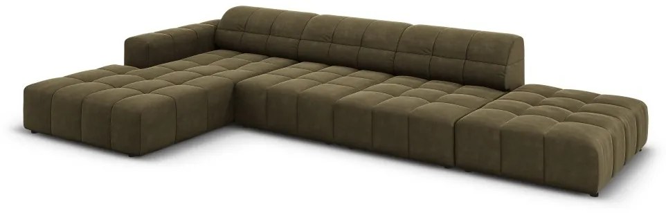 Coltar 5 locuri Chicago catifea L341 cm