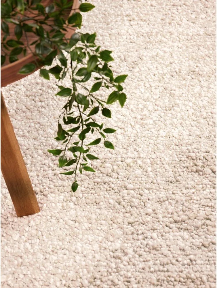 Covor crem țesut manual din material bouclé 200x290 cm Notting Hill Portobello – Ted Baker