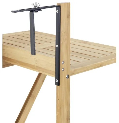 WENKO 69806800 - Masă WAIKIKI 64x65 cm alb/maro