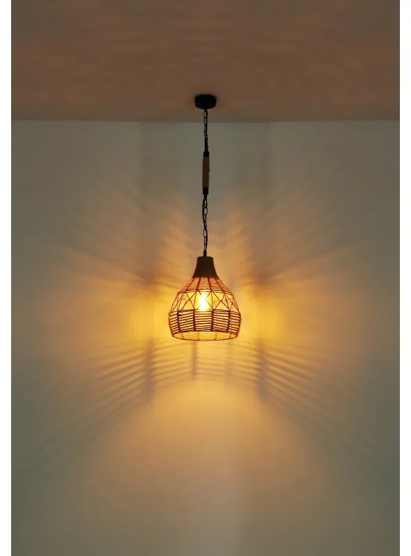 Pendul stil rustic natural HALIA 30cm