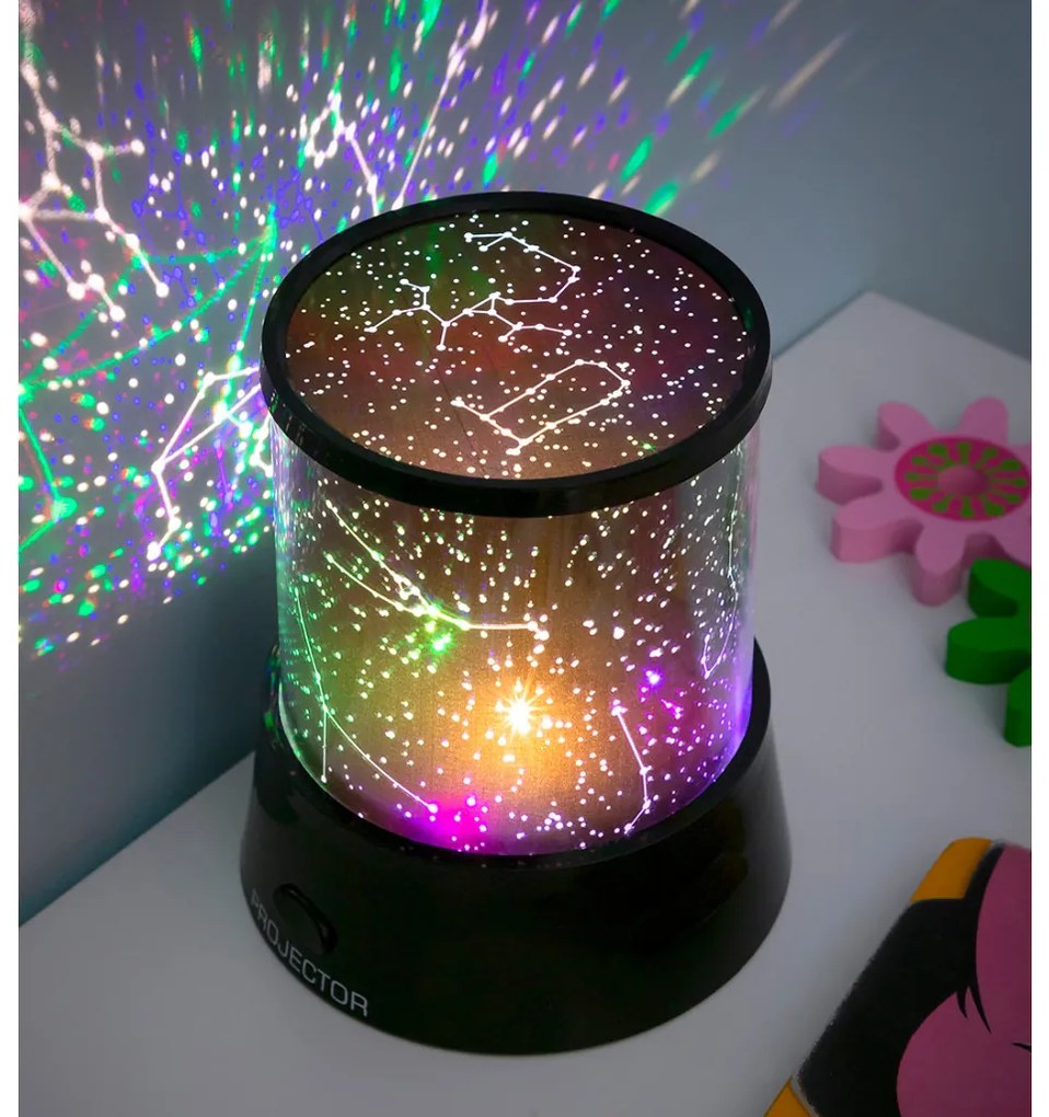 Lampa cu proiector LED galaxie