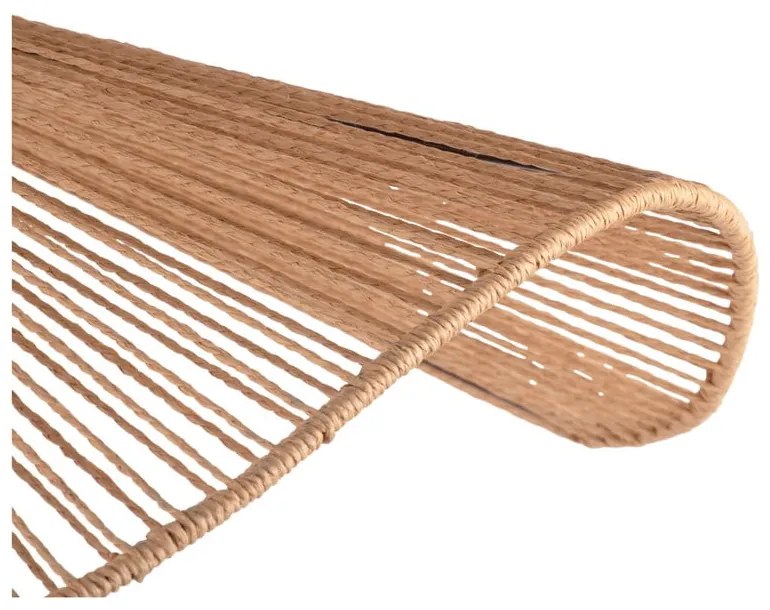 Lustră aurie cu abajur din sfoară din hârtie ø 62 cm Sombra – Leitmotiv