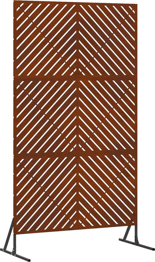 vidaXL Ecran de intimitate Gri 100 x 50 x 180 cm Oțel