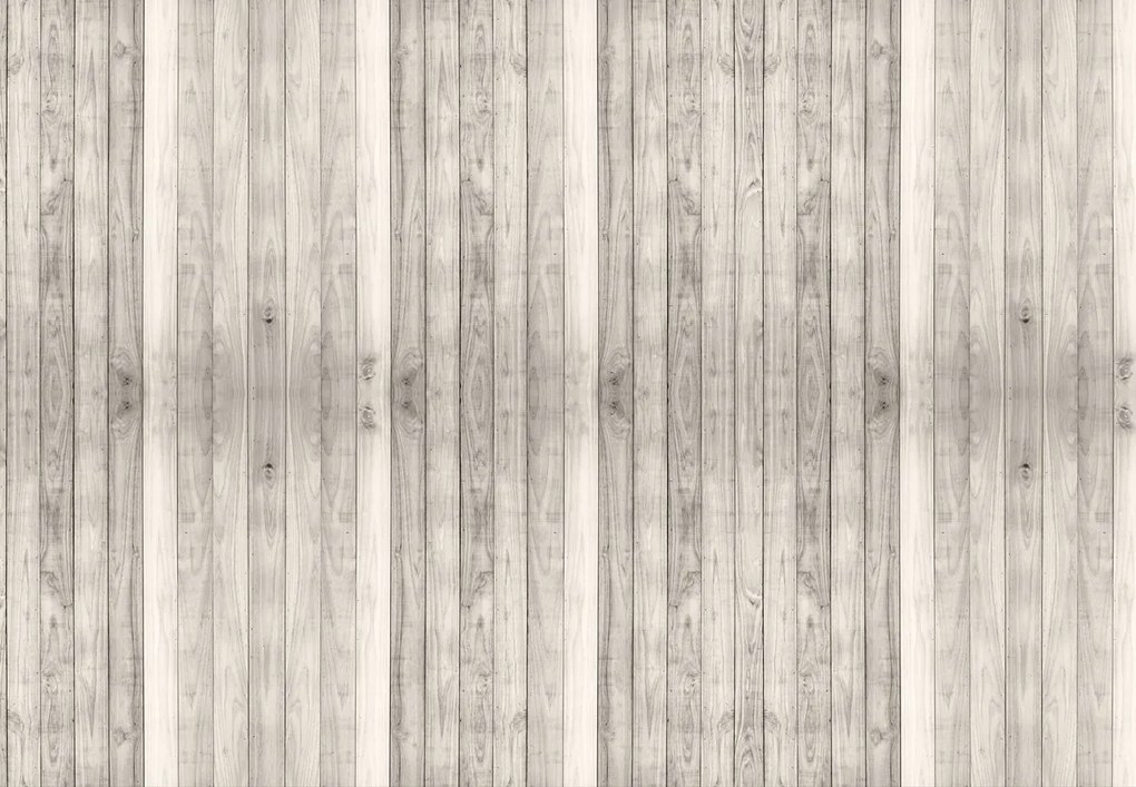 Fototapeta - Perete din scândură de lemn, gri (147x102 cm)