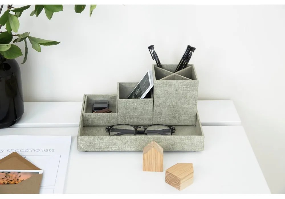 Organizator de birou din 4 piese Bigso Box of Sweden Lena, bej