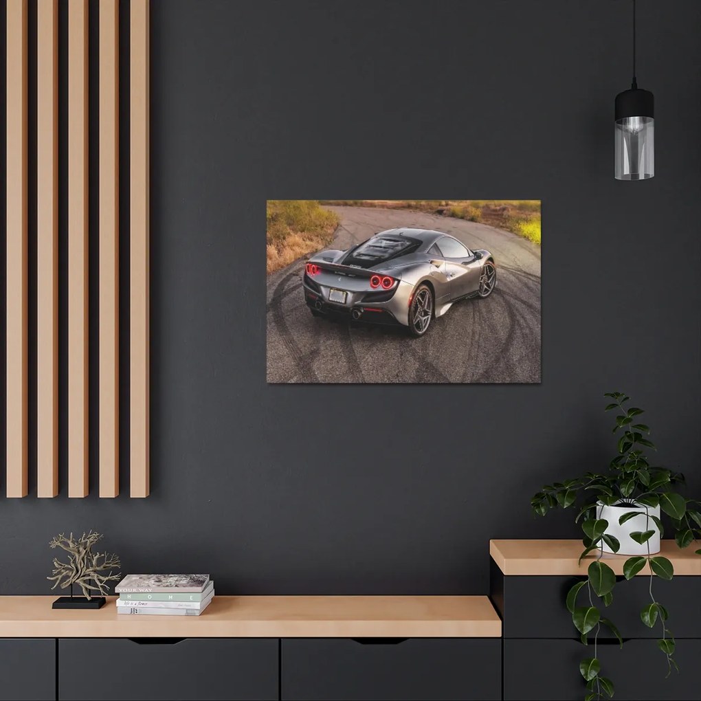 Tablou Canvas Gray Ferrari 60x40 cm