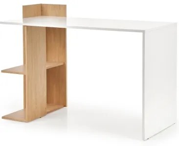 Birou COZYRA, stejar/alb