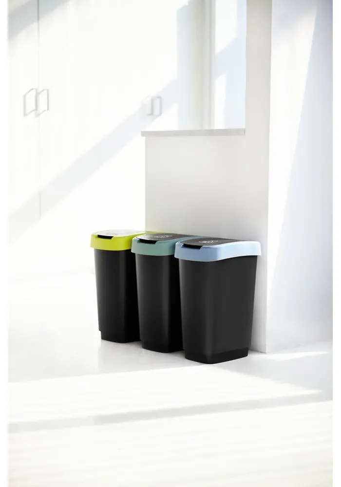 Coș de gunoi din plastic reciclat 25 l Twist - Rotho