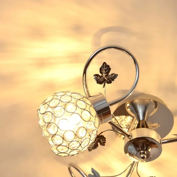 Lustră aplicată SOPHIA 3xE27/15W/230V crom lucios/transparent