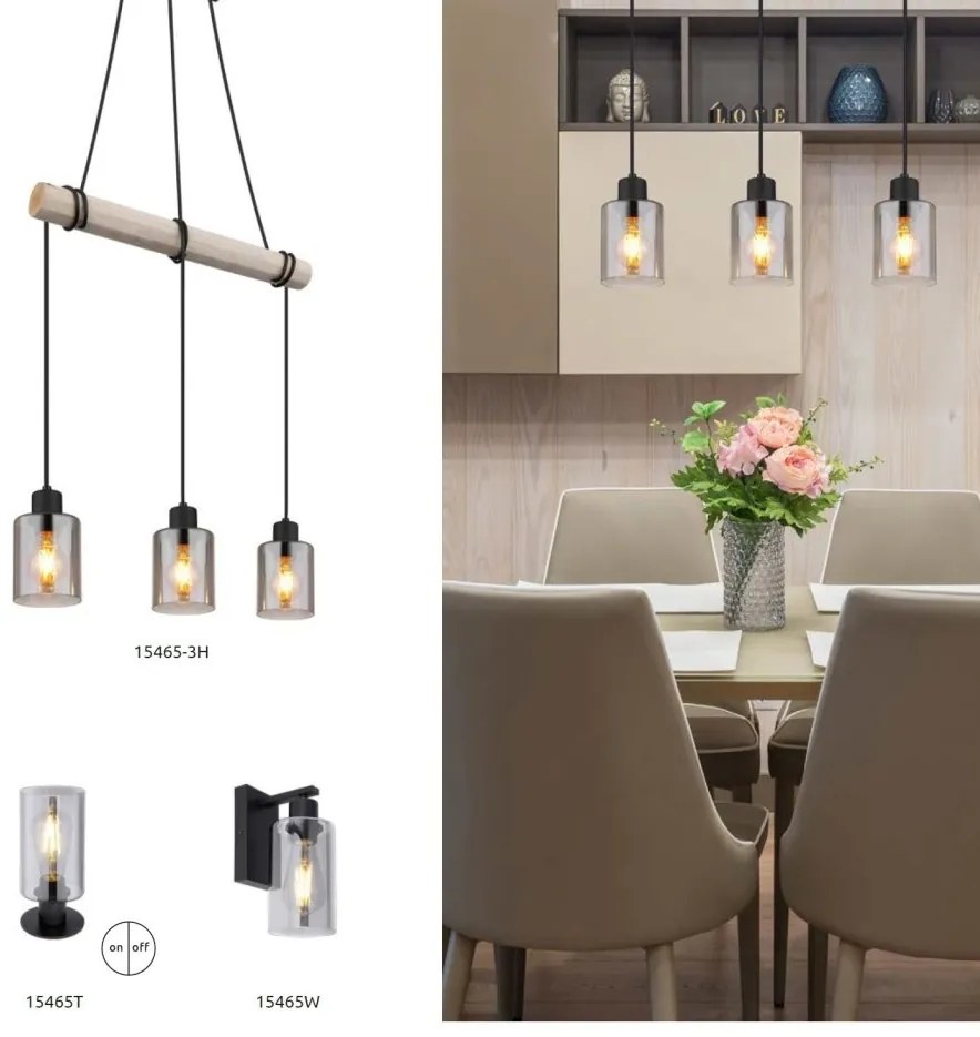 Lustra suspendata design modern HADERA 3L