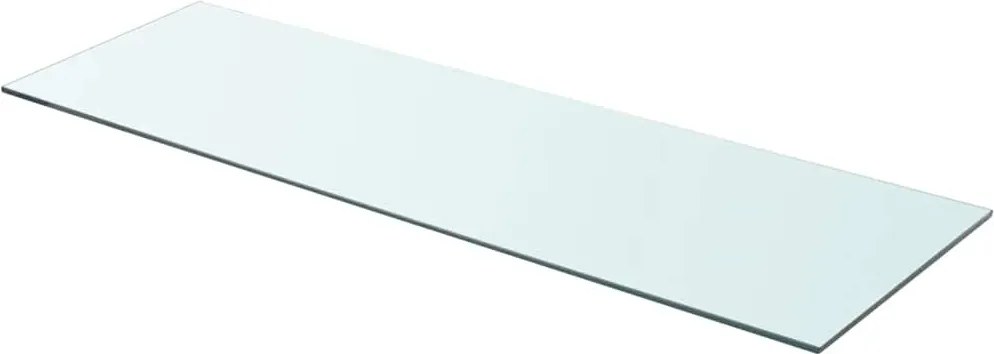 vidaXL Raft din sticlă transparentă, 90 x 30 cm