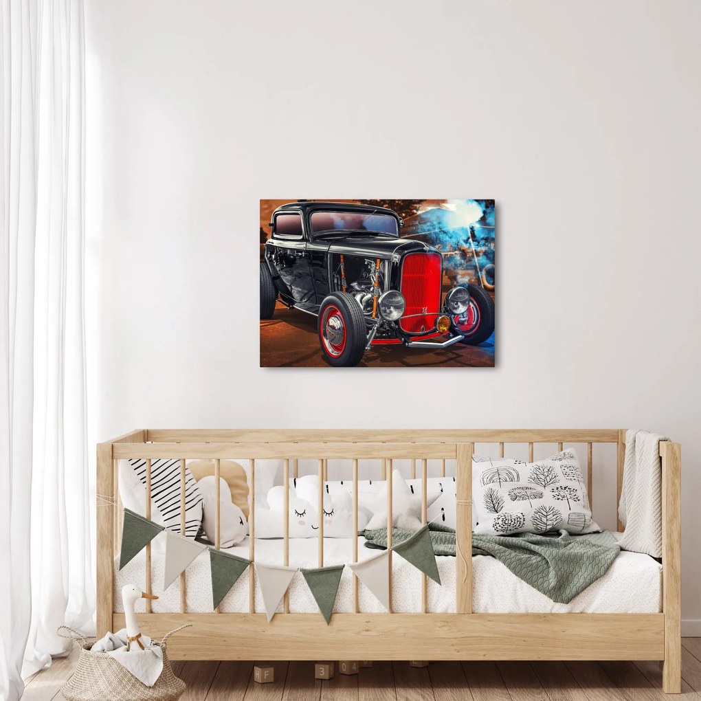 Tablou cu mașina veteran (70x50 cm)
