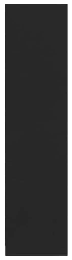 Sifonier, negru, 100 x 50 x 200 cm, PAL Negru, 1
