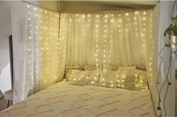 Instalație LED de Crăciun de exterior 180xLED/8 funcții 6,7 m IP44 alb cald
